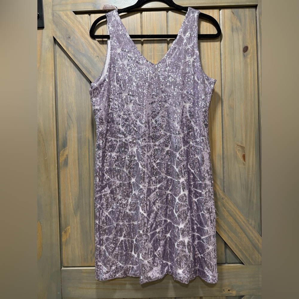 Gianni Bonnie sequin maxi dress Sz Large